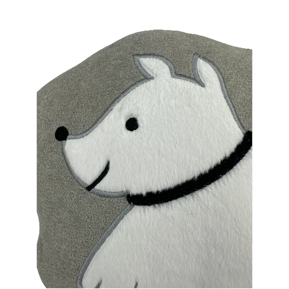 Isaac Mizrahi New York Ghost Dog Decorative Throw Pillow 20 Inch